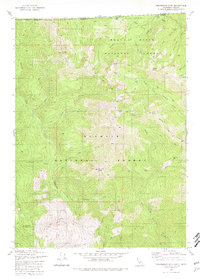 Figurehead Mtn 1980 topographic map thumbnail