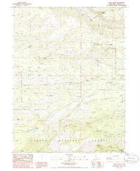 Finley Butte 1985 topographic map thumbnail