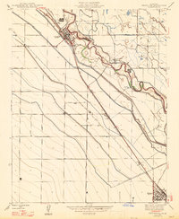 Firebaugh 1947 topographic map preview