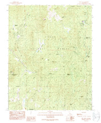 Fish Camp 1990 topographic map thumbnail