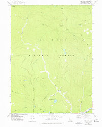 Fish Lake 1974 topographic map thumbnail