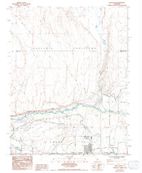 Fish Slough 1984 topographic map thumbnail