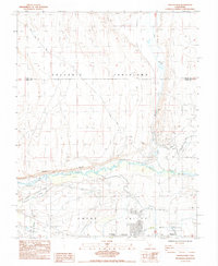 Fish Slough 1984 topographic map thumbnail