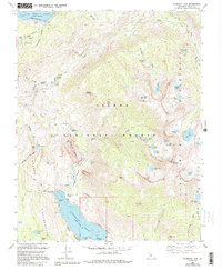 Florence Lake 1983 topographic map thumbnail
