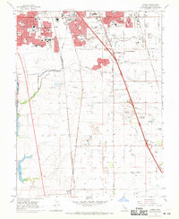 Florin 1968 topographic map thumbnail
