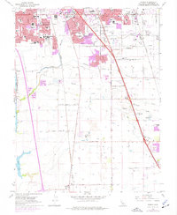 Florin 1968 topographic map thumbnail