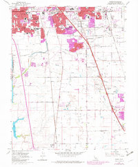 Florin 1968 topographic map thumbnail