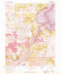 Folsom 1967 topographic map thumbnail