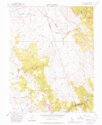 Folsom SE 1954 topographic map thumbnail