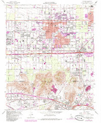Fontana 1967 topographic map thumbnail
