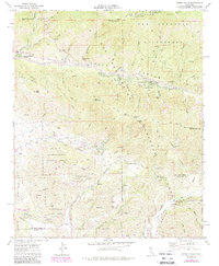 Forest Falls 1970 topographic map thumbnail