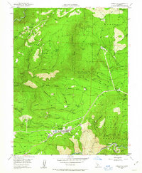 Foresthill 1949 topographic map thumbnail