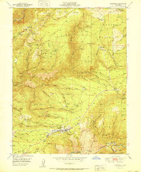Foresthill 1951 topographic map thumbnail