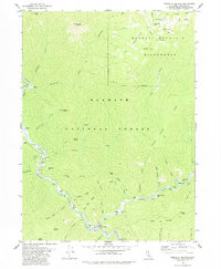 Forks of Salmon 1978 topographic map thumbnail