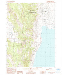 Fort Bidwell 1990 topographic map thumbnail
