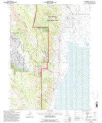 Fort Bidwell 1993 topographic map thumbnail