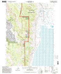 Fort Bidwell 1993 topographic map thumbnail