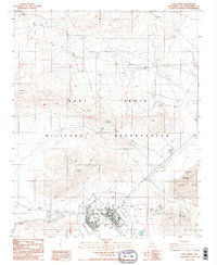 Fort Irwin 1986 topographic map thumbnail