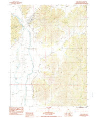 Fort Jones 1984 topographic map thumbnail