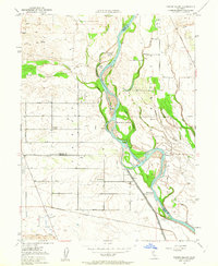 Foster Island 1950 topographic map thumbnail