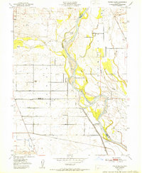 Foster Island 1951 topographic map thumbnail