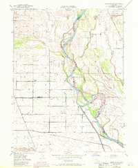 Foster Island 1950 topographic map thumbnail