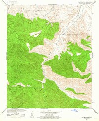 Fox Mountain 1943 topographic map thumbnail