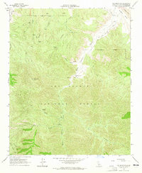 Fox Mountain 1964 topographic map thumbnail