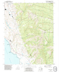 Franklin Point 1991 topographic map thumbnail