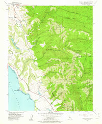 Franklin Point 1955 topographic map thumbnail