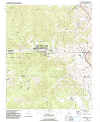 Frazier Mtn topographic map thumbnail
