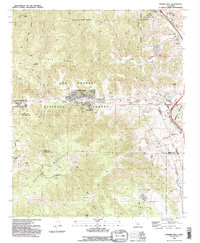 Frazier Mtn 1991 topographic map thumbnail