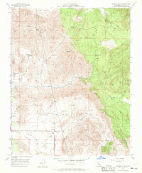 Frazier Valley 1957 topographic map thumbnail