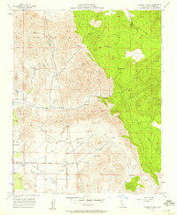 Frazier Valley 1957 topographic map thumbnail
