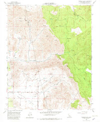 Frazier Valley 1957 topographic map thumbnail