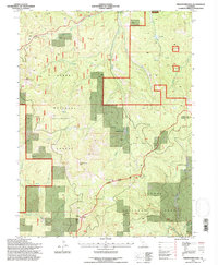 Fredonyer Pass 1995 topographic map thumbnail