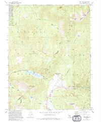 Freel Peak 1992 topographic map thumbnail