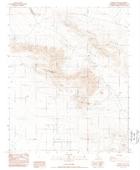 Fremont Peak 1987 topographic map thumbnail