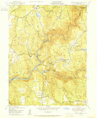 French Corral 1950 topographic map thumbnail