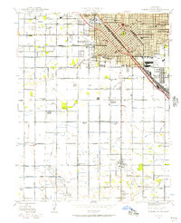 Fresno South 1946 topographic map thumbnail