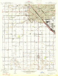 Fresno South 1947 topographic map thumbnail
