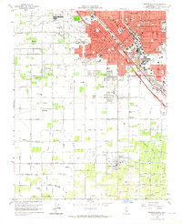 Fresno South 1963 topographic map thumbnail