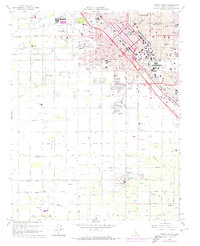Fresno South 1963 topographic map thumbnail