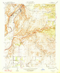 Friant 1947 topographic map thumbnail