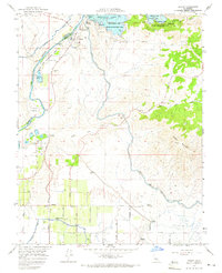 Friant 1964 topographic map thumbnail
