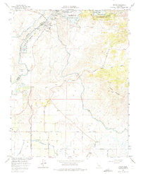 Friant 1964 topographic map thumbnail