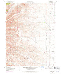 Fruto NE 1952 topographic map thumbnail