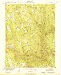 Garden Valley 1950 topographic map thumbnail