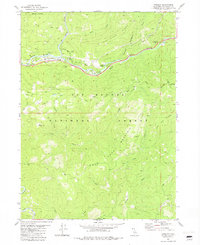Gasquet 1981 topographic map thumbnail