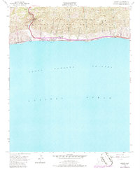 Gaviota 1953 topographic map thumbnail